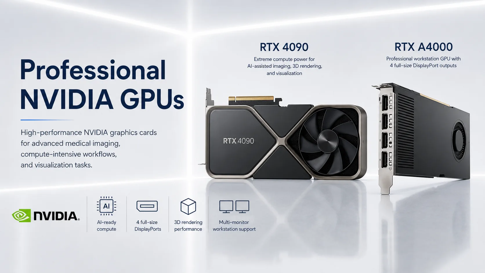 NVIDIA RTX professional GPU for radiology workstations